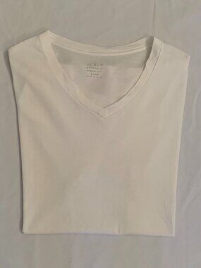 J. Crew white v-neck t-shirt
